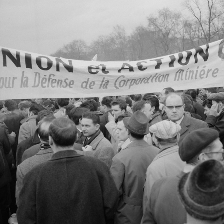 Marche des mineurs sur Paris