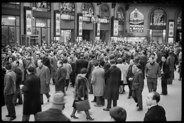 Grève St-Lazare. 9 février 1962