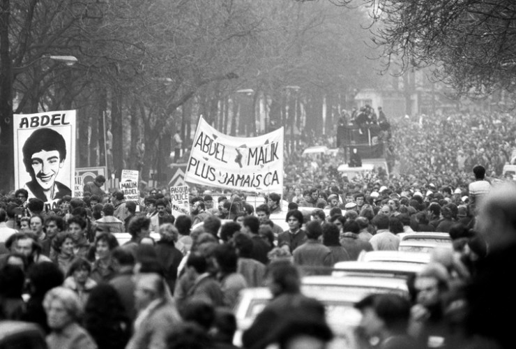 Manifestation de lycéens, de Denfert-Rochereau à la Nation